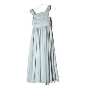 Dessy Girl Lux Chiffon Flower Girl Dress‎ Size 2 NWT